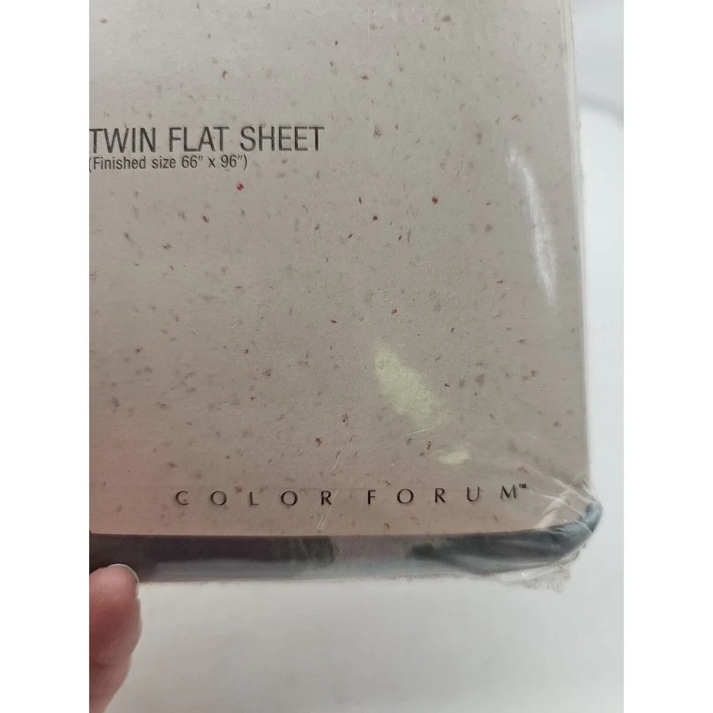 BY DESIGN~JC Penny Twin Flat Sheet Reflections‎ Watercolor 